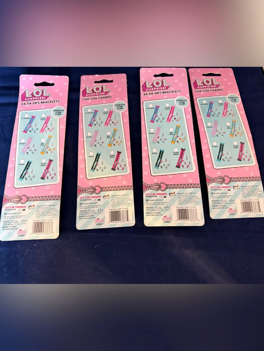 L.O.L. Surprise! Charm Bracelet Pack - Pink, Aqua & Yellow Accents